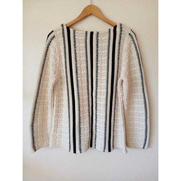 Skye's The Limit Striped Cable Knit Sweater - Picture 2 of 5